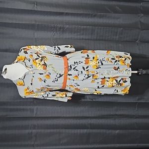 Button down floral 💯 rayon dress